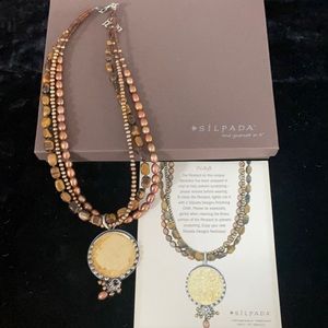Gorgeous Silpada Necklace with Pendant N1838